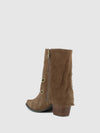 Botas com Fecho em Taupe